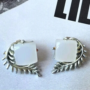 Vintage Silver Clip On Earrings